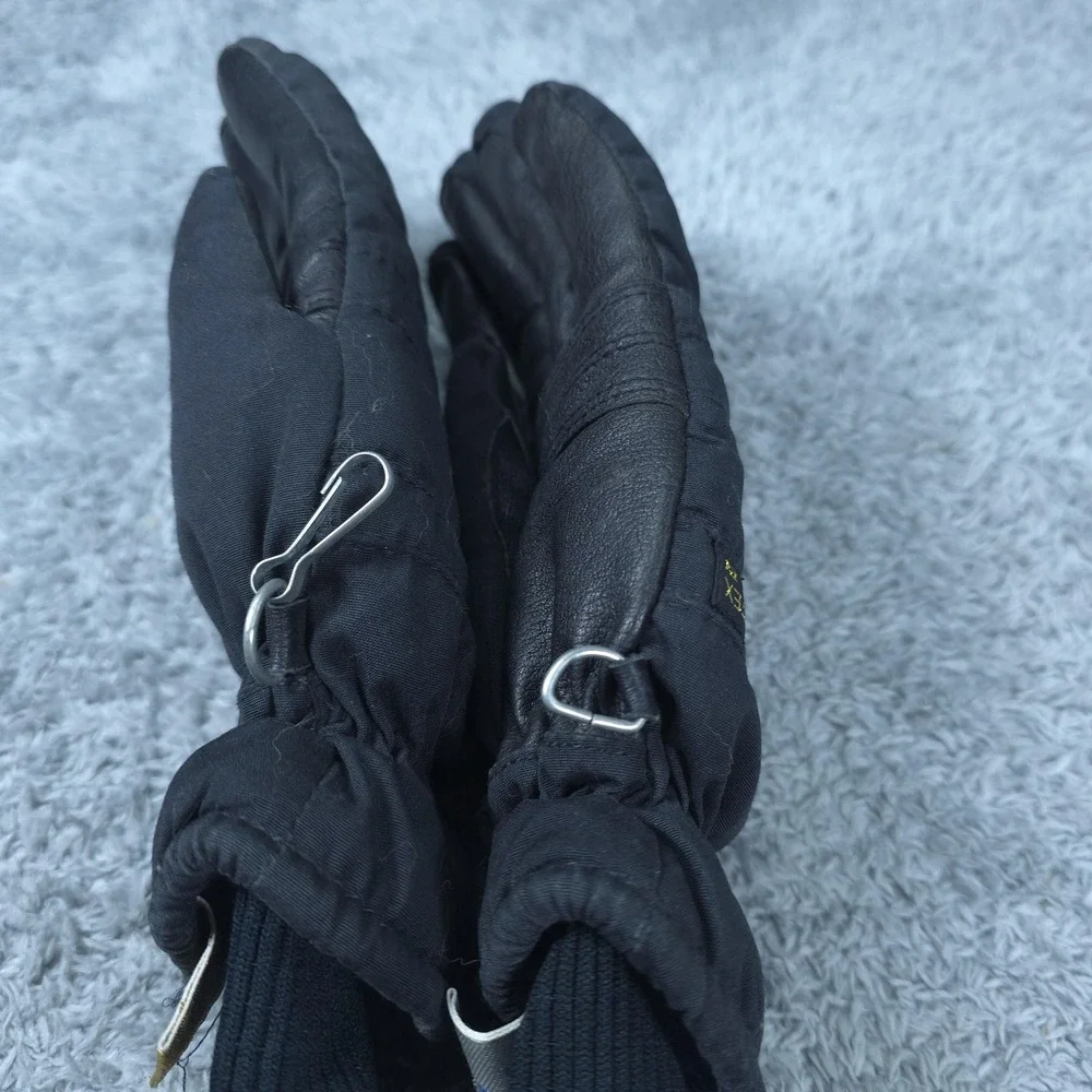 Kombi Gloves Womens Medium Black Gore-Tex Waterproof Leather Trim Ski